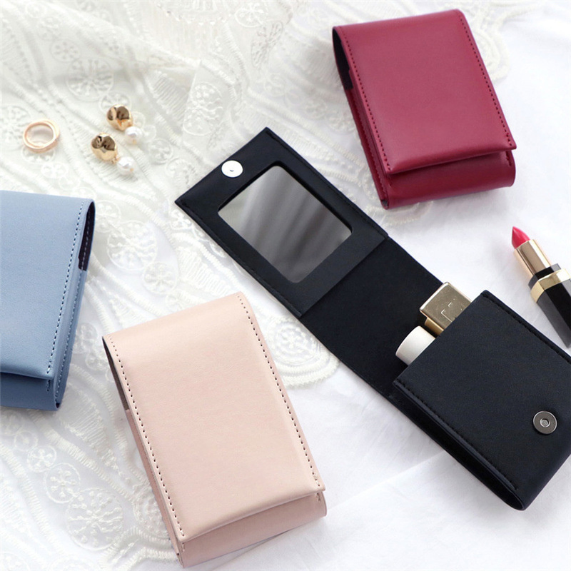 Bolsa de Maquillaje Mini de Viaje Estuche de Cosméticos para Labios Bolsa de Brillo Labial
