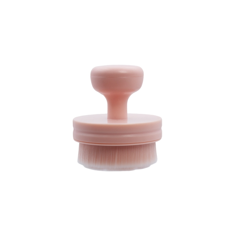 Brocha de Fundación en Forma de Rosa Brocha de Maquillaje de Empuje y Tirón Herramienta de Belleza Portátil