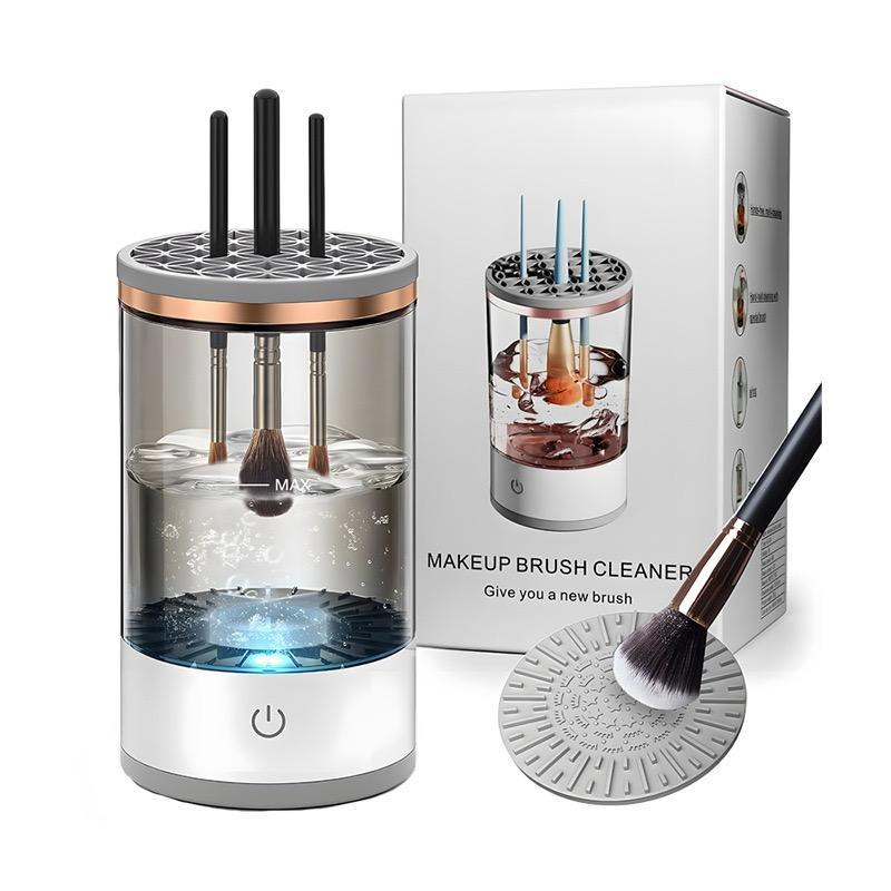 Limpiador automático de brochas de maquillaje eléctricas