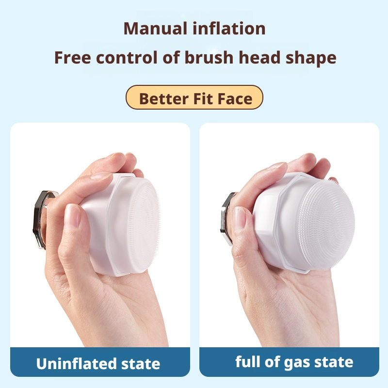 Cepillo de limpieza facial manual de silicona suave e impermeable, multifuncional para limpiar la cara y la nariz, limpiador de maquillaje a la venta