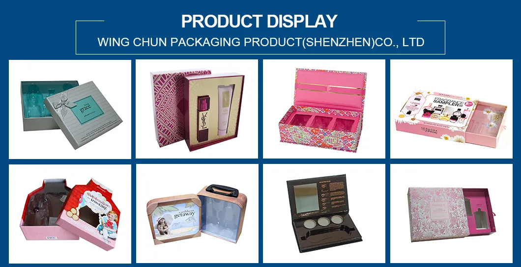 Caja de embalaje cosmético tipo cajón para almacenamiento clasificado de maquillaje