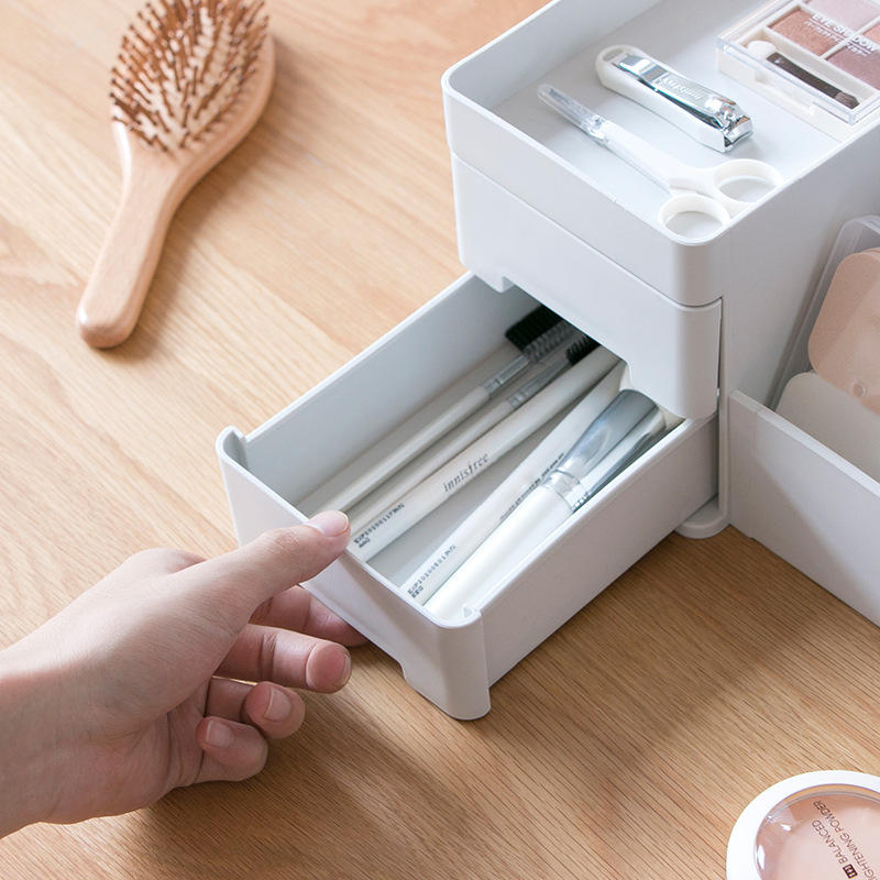 Entrega Rápida Pequeños Organizadores de Maquillaje y Almacenamiento Organizador de Plástico
