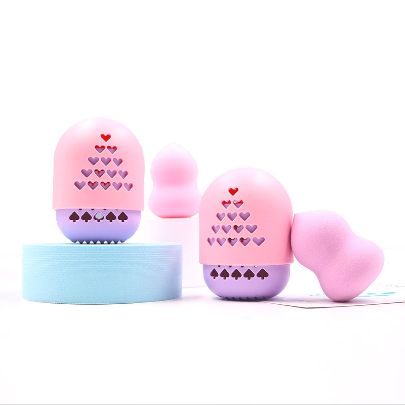 Esponja de Maquillaje en Polvo Contenedor Suave Transpirable