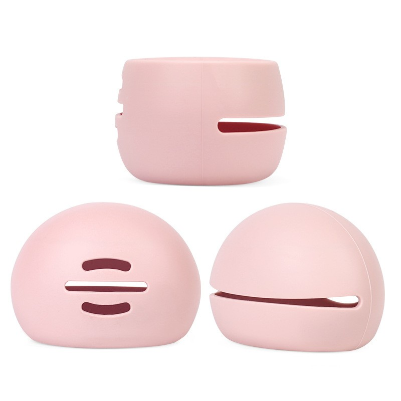 Contenedor de esponjas de viaje suaves para la cara, caja de almacenamiento de huevos cosméticos, soporte para esponjas de maquillaje de silicona