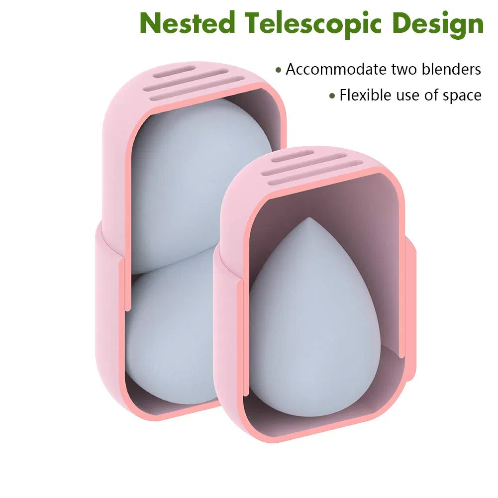 Contenedor de esponja de belleza