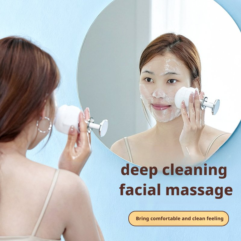 Cepillo de limpieza facial manual de silicona suave e impermeable, multifuncional para limpiar la cara y la nariz, limpiador de maquillaje a la venta