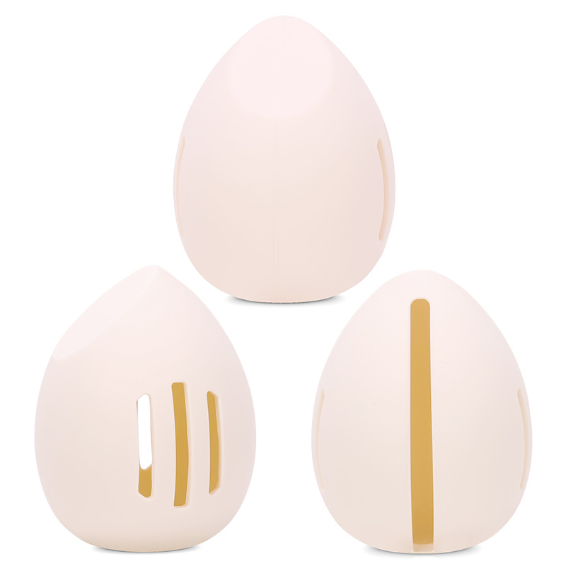 Estuche de Almacenamiento de Silicona Beautichen - Organizador de Puff a Prueba de Polvo y Transpirable, Bolsa Portátil para Herramientas de Maquillaje para Esponja Cosmética (Tamaño de Viaje)