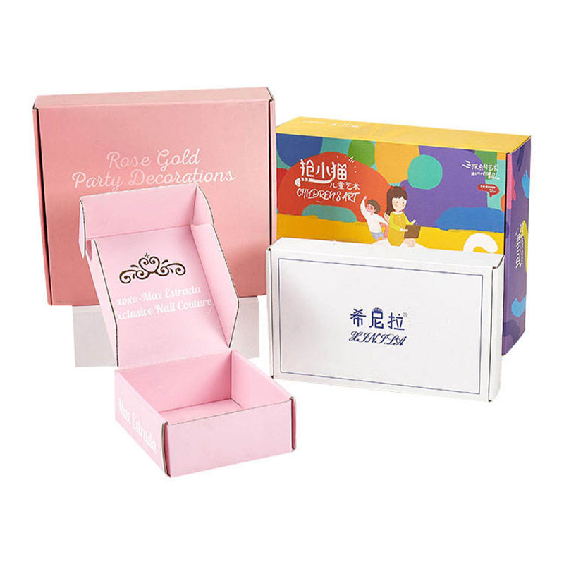 Caja de avión personalizada de cartón corrugado para regalo plano único, impresión ecológica, color, perfumes, cosméticos, ropa, hoja biodegradable para un fácil envío y almacenamiento