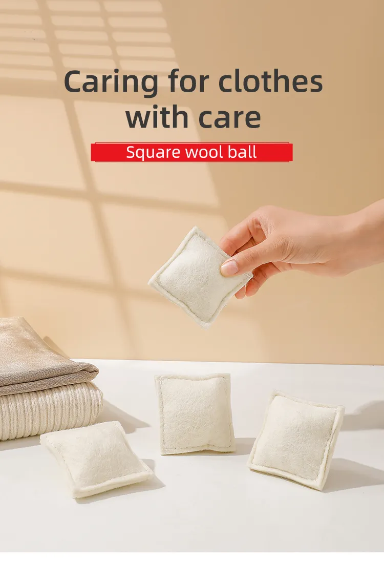 Bolas de lana secadoras creativas para la eliminación de cabello y anti enredos, secado rápido para baños
