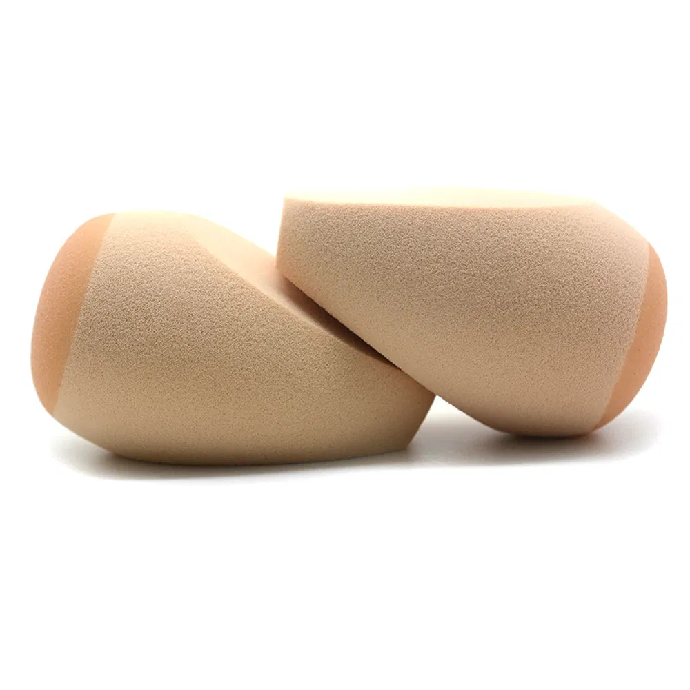 Fondo recubierto de silicona, puff de maquillaje antibacteriano, adecuado para base líquida, esponja extra suave, huevo de maquillaje