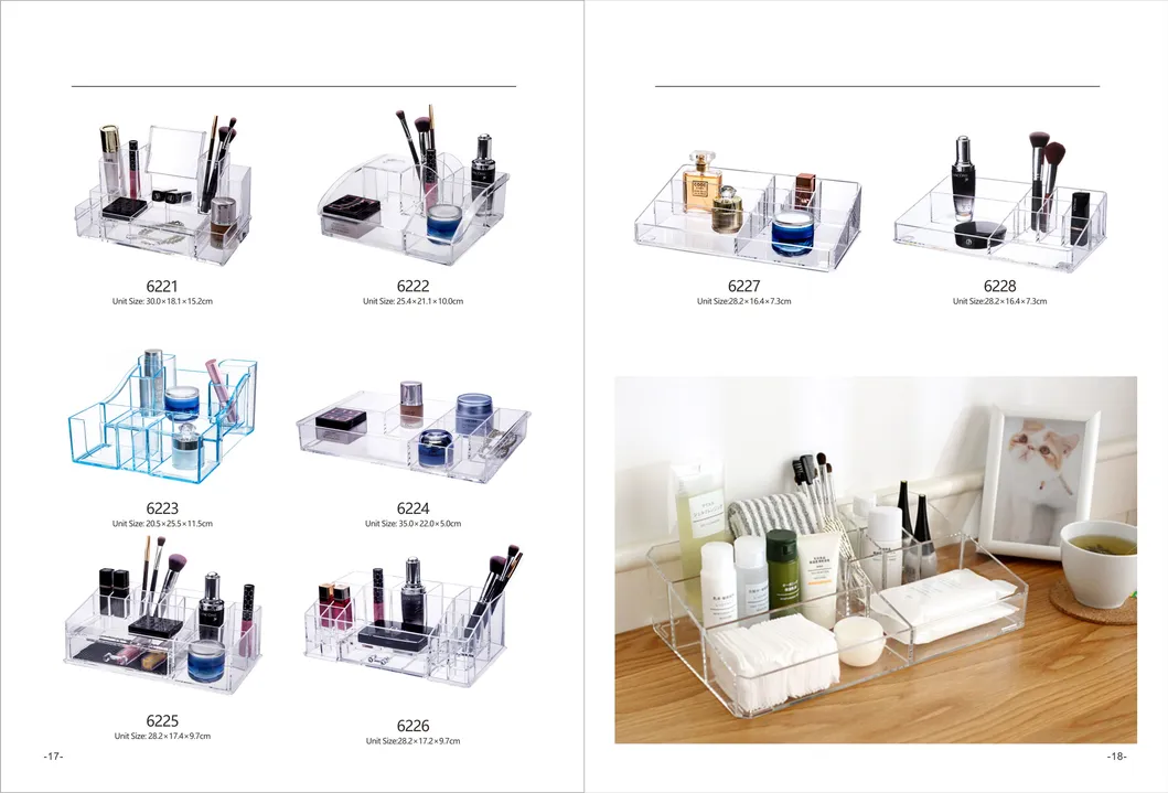 Soporte para brochas de maquillaje de cristal