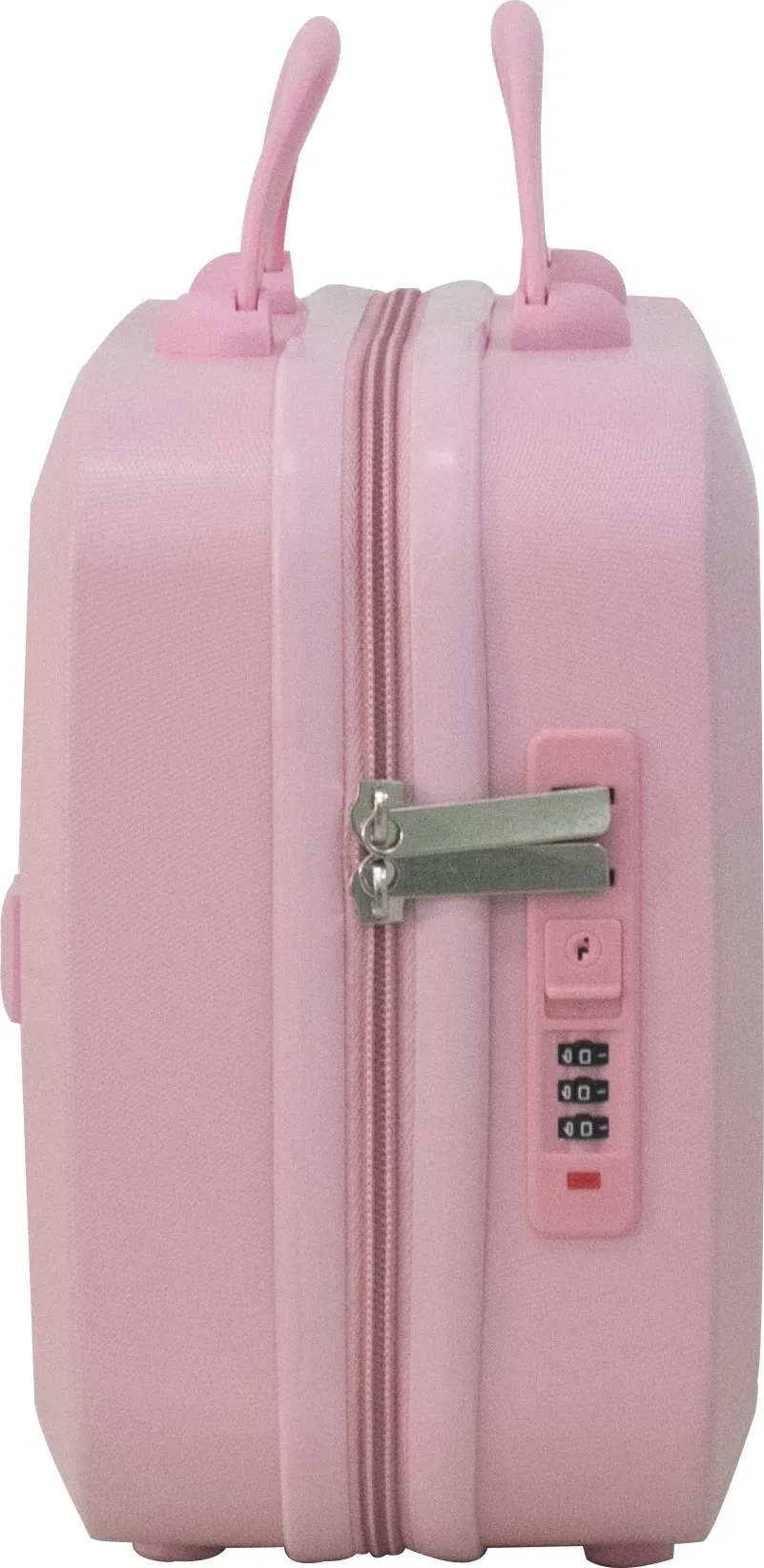 Nuevo estuche rígido rosa para cosméticos, pequeño neceser de belleza para viajar
