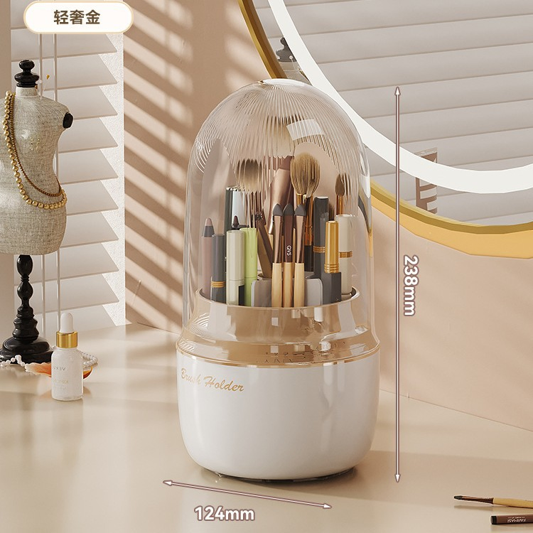 Nuevo organizador de brochas de maquillaje diseño cosmético almacenamiento para el hogar