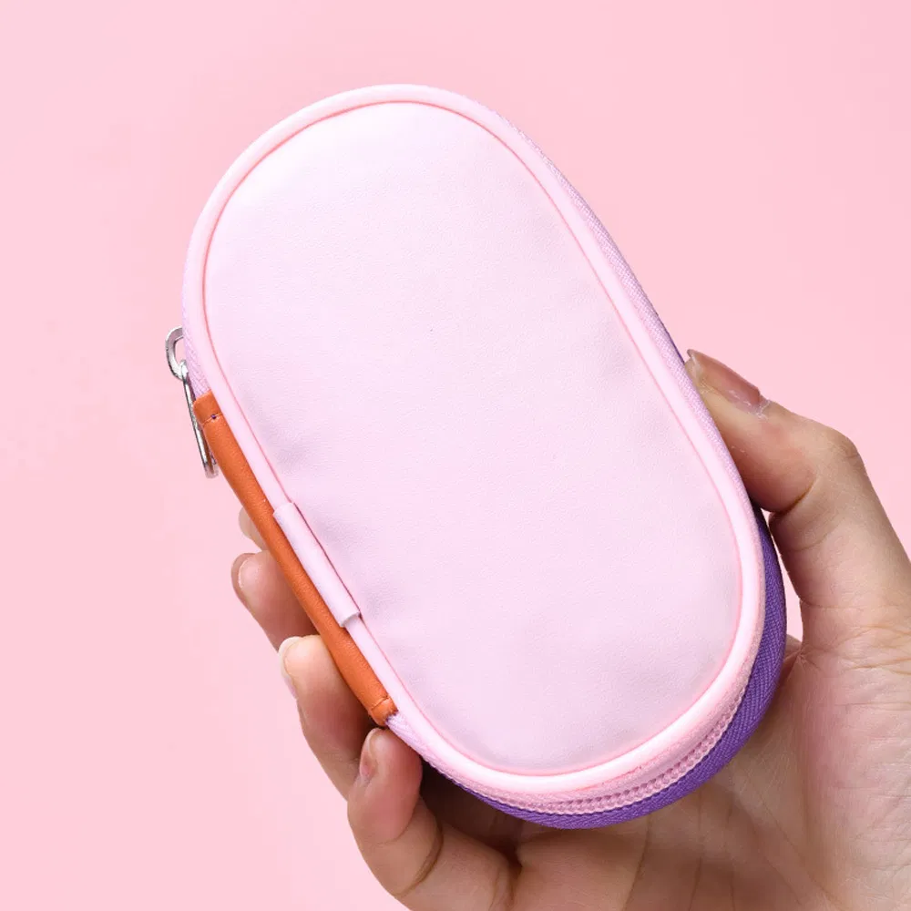 Detalle del mango del pincel de maquillaje