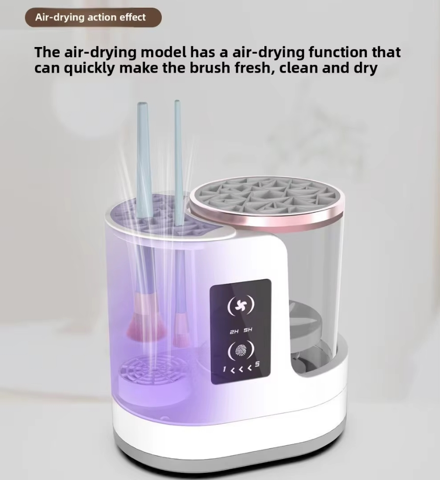 Máquina de limpieza automática portátil limpiadora eléctrica de brochas de maquillaje
