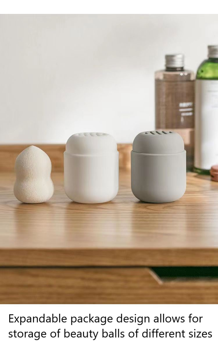 Contenedor de esponja de belleza