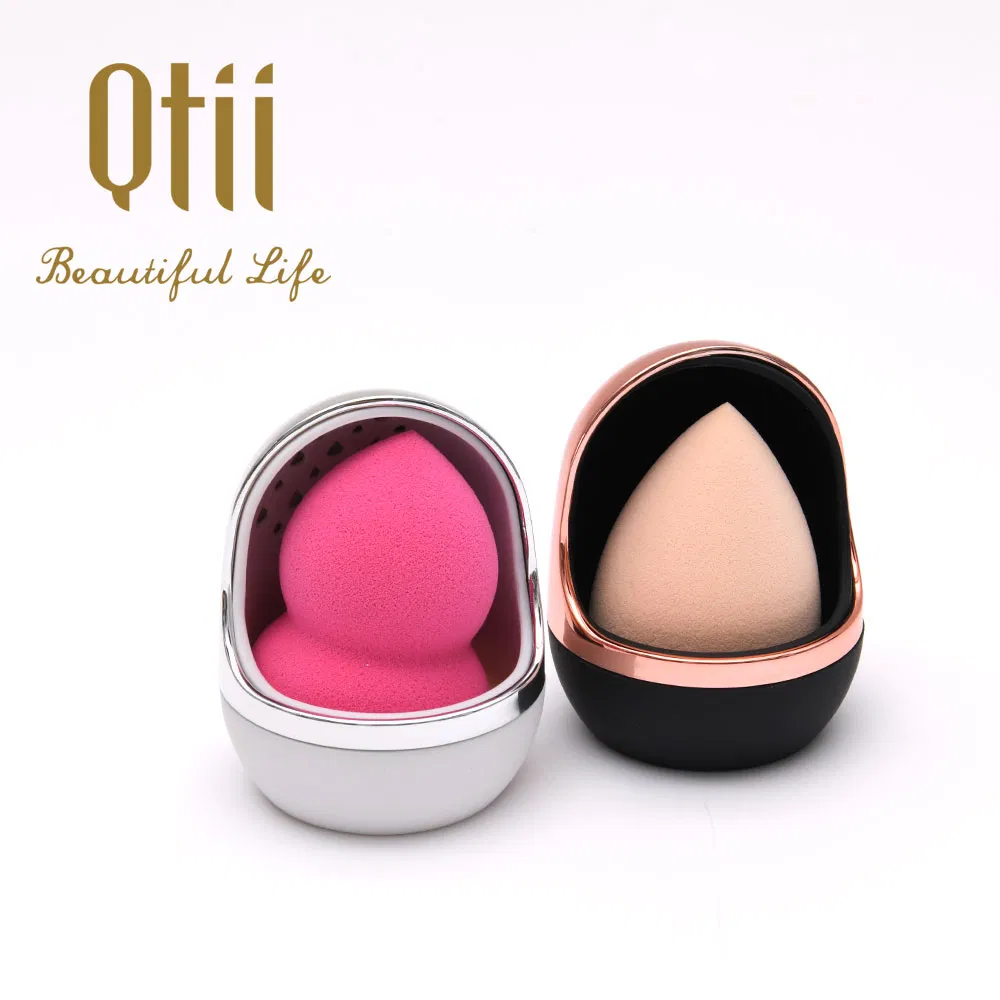 Esponja de Maquillaje Rotatable con Estuche Cosmético y Pintura Suave al Tacto para Viaje o Hogar