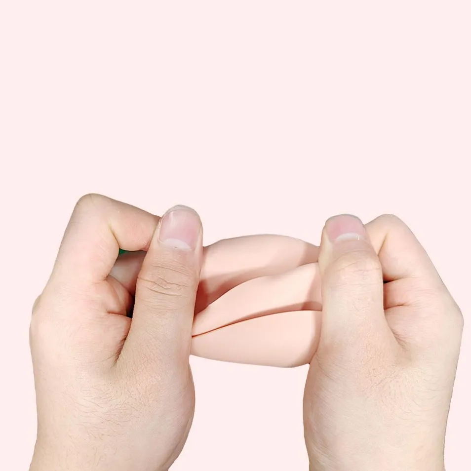 Funda de almacenamiento para esponjas de maquillaje de silicona a prueba de polvo y transpirable
