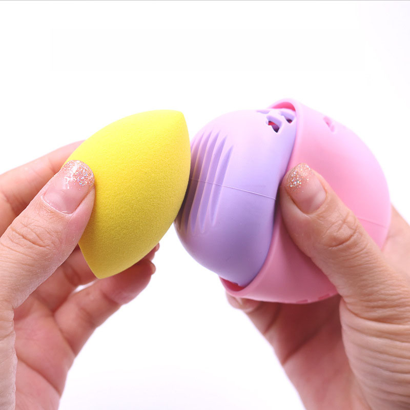 Esponja de Maquillaje en Polvo Contenedor Suave Transpirable
