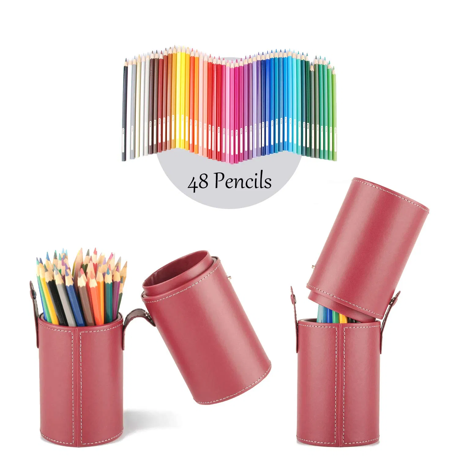Organizador de brochas de maquillaje, estuche de viaje, bolsa de almacenamiento, taza, a prueba de polvo para mujeres y niñas