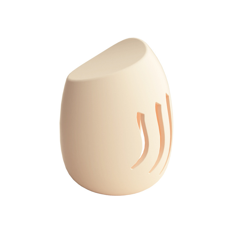 Conjunto de herramientas de belleza al por mayor para viajar, esponja de maquillaje de silicona permeable al aire, caja de almacenamiento para cosméticos