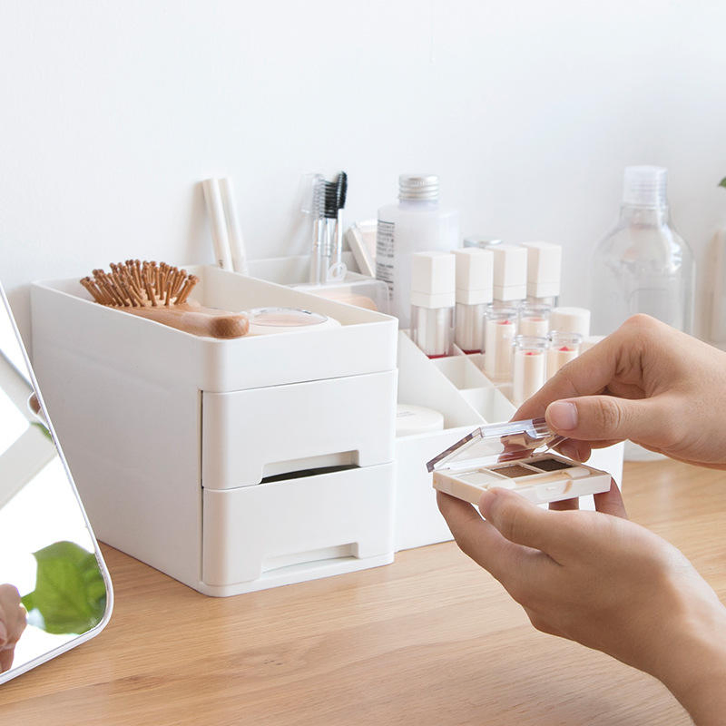 Entrega Rápida Pequeños Organizadores de Maquillaje y Almacenamiento Organizador de Plástico