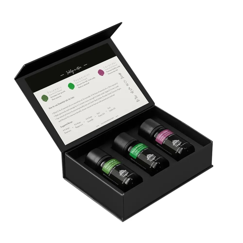 Caja de regalo de lujo para bodas con logotipo personalizado, caja de cartón de papel PU para empaquetado de joyas, almacenamiento de perfumes y cosméticos con asa