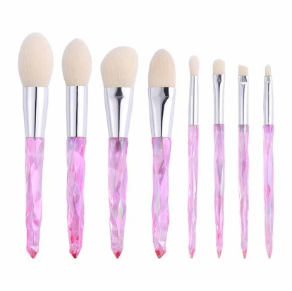 Conjunto de brochas de maquillaje de lujo para cosméticos, base, polvo, rubor, sombra de ojos, corrector, labios y ojos