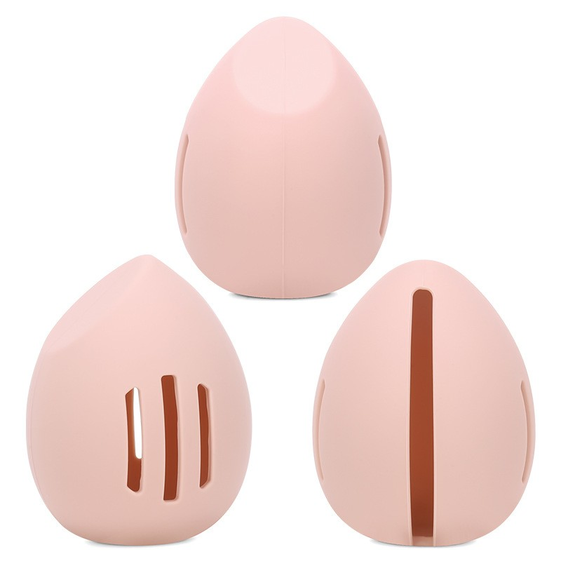Estuche de silicona para esponja de maquillaje de viaje