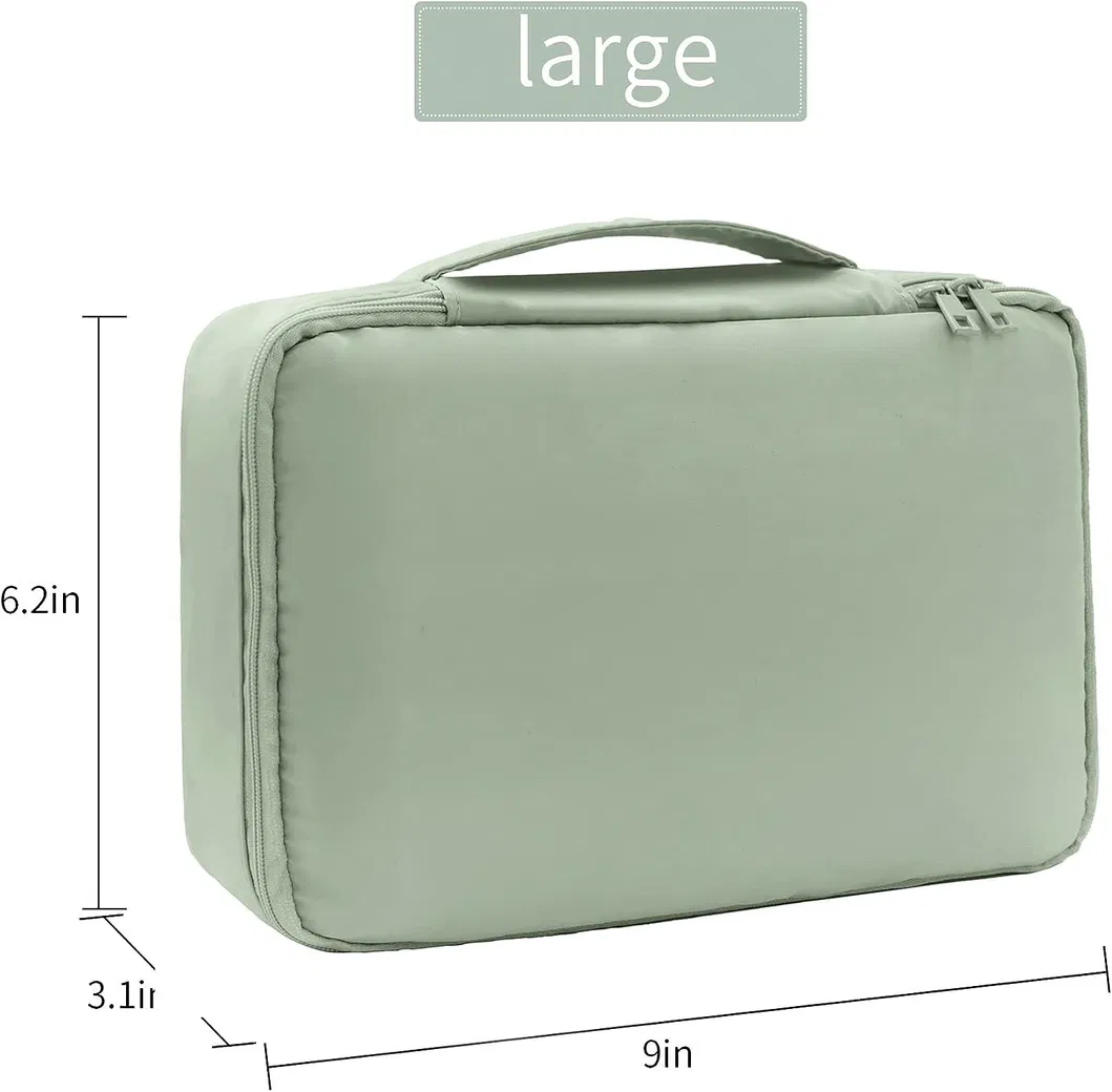 Organizador de Maquillaje Impermeable y Elegante para Viajes y Gimnasio