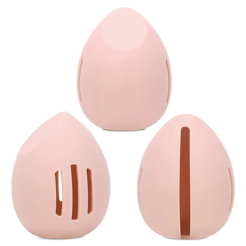 Estuche de silicona para esponja de maquillaje de viaje
