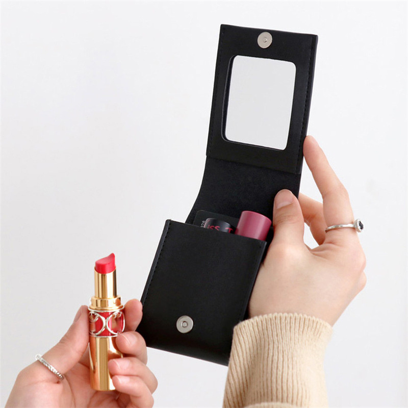 Bolsa de Maquillaje Mini de Viaje Estuche de Cosméticos para Labios Bolsa de Brillo Labial