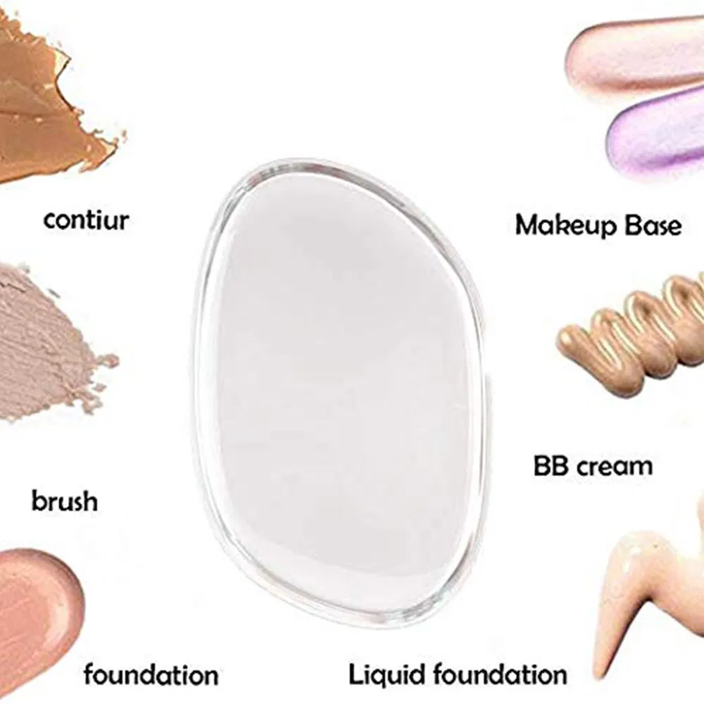 Esponja de maquillaje de silicona para base de gel, herramienta cosmética lavable de calidad premium