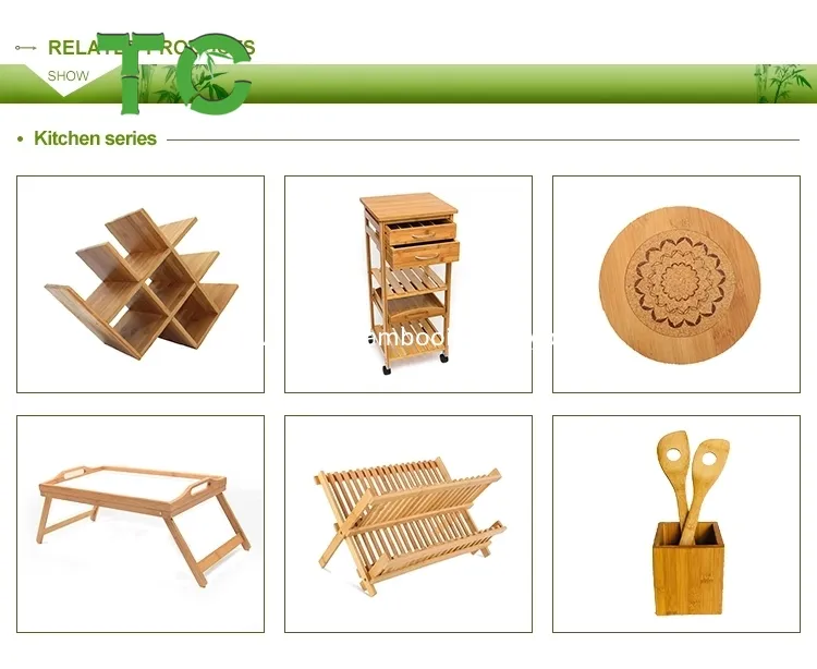 Nuestros productos de bambú y madera