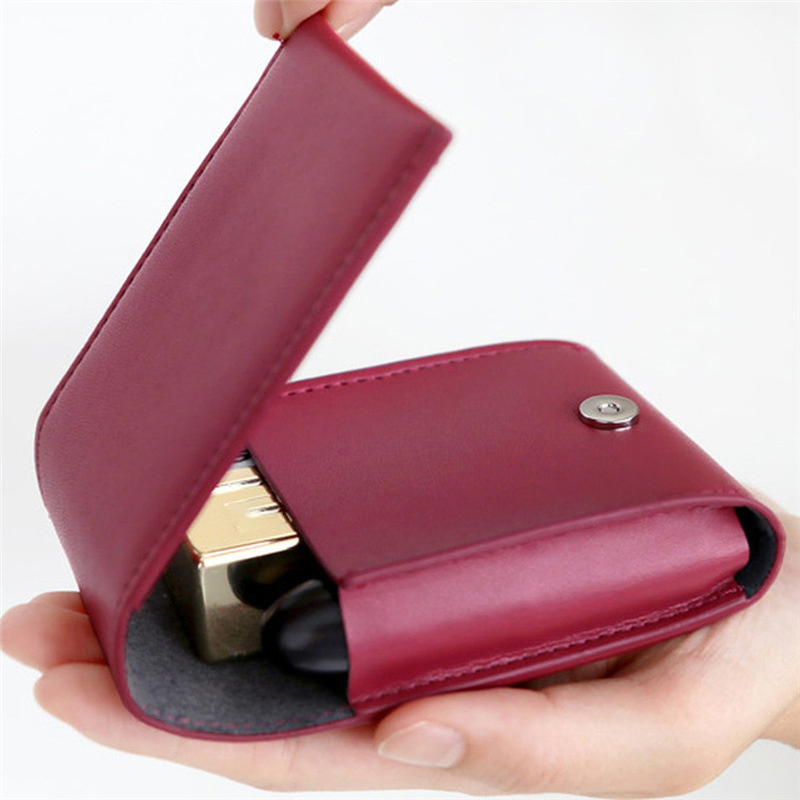 Bolsa de Maquillaje Mini de Viaje Estuche de Cosméticos para Labios Bolsa de Brillo Labial