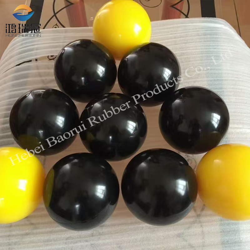 Bola de PU resistente al desgaste, resistente a altas presiones, ácidos y álcalis, previene el bloqueo de la bola