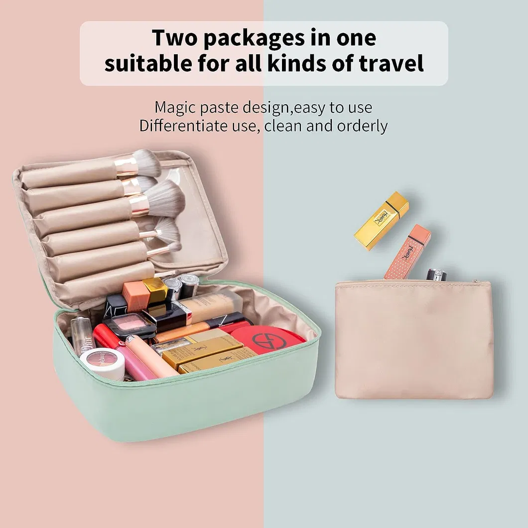Organizador de Maquillaje Impermeable y Elegante para Viajes y Gimnasio