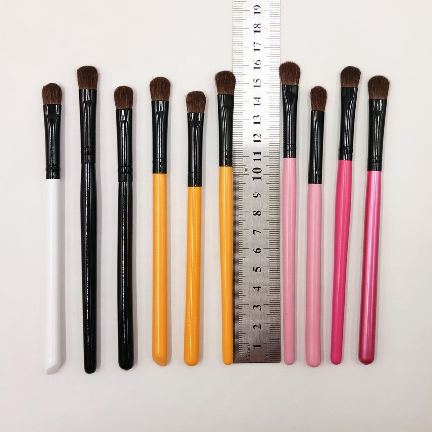Brocha de Sombra de Ojos Profesional con Mango de Madera y Cerdas de Cabello