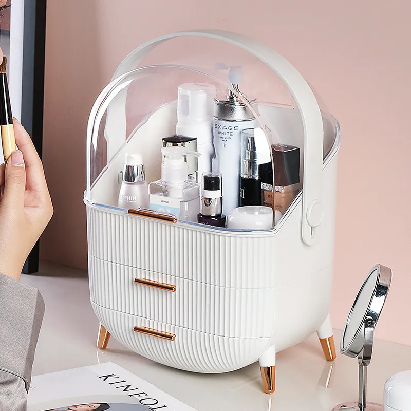 Organizador de maquillaje con cajones