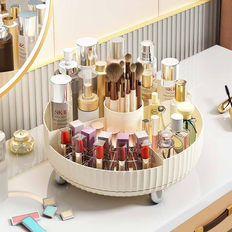 Baño 360 Grados de Organizador Cosmético Rotatorio Caja de Almacenamiento