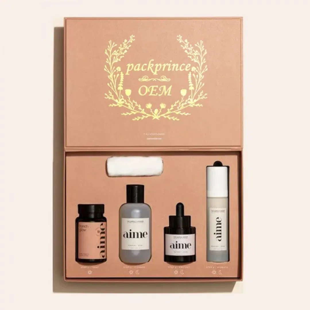Caja de regalo de papel dorado personalizado para Navidad, vacaciones, bodas, cosméticos, medicina, juguetes, juegos, almacenamiento, cajas de recuerdos