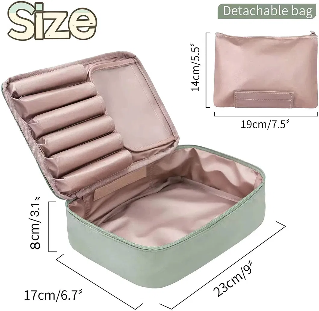 Organizador de Maquillaje Impermeable y Elegante para Viajes y Gimnasio
