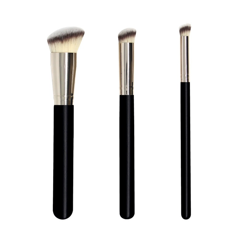 Brochas de maquillaje base, brochas de corrector, brochas de contorno facial