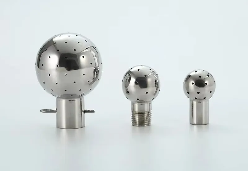 Bola de pulverización sólida de acero inoxidable duradero para una higiene óptima del tanque