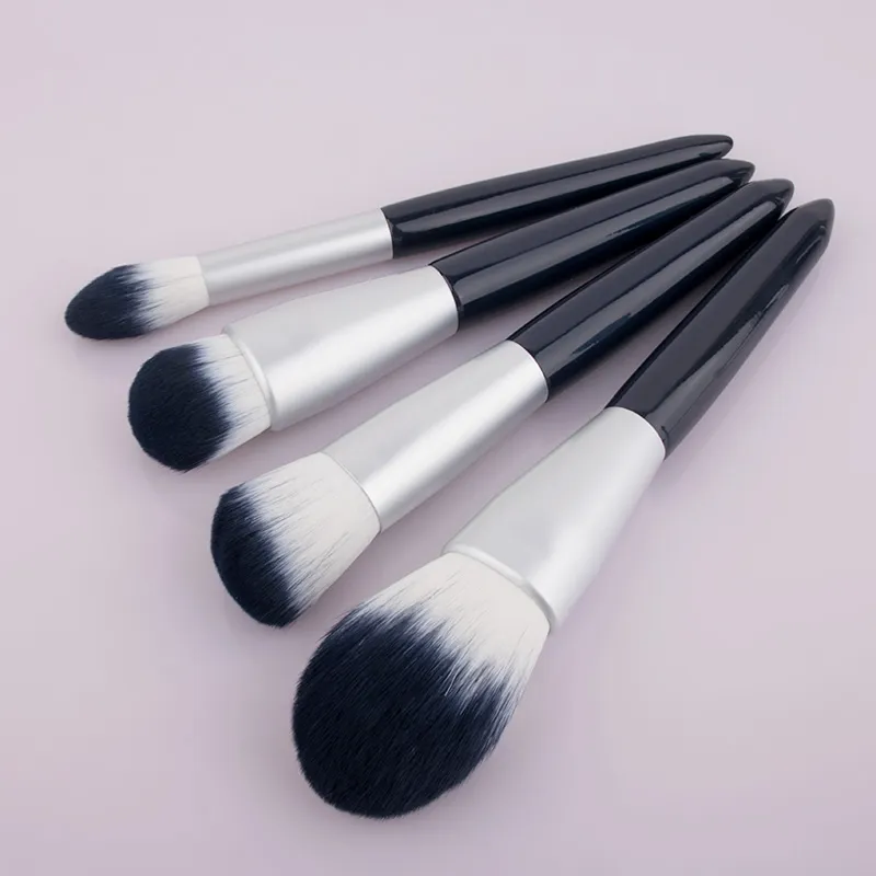 Herramientas de Belleza al por Mayor, Brocha de Polvo Suelto, Juego de Brochas de Maquillaje con Mango para Ojos
