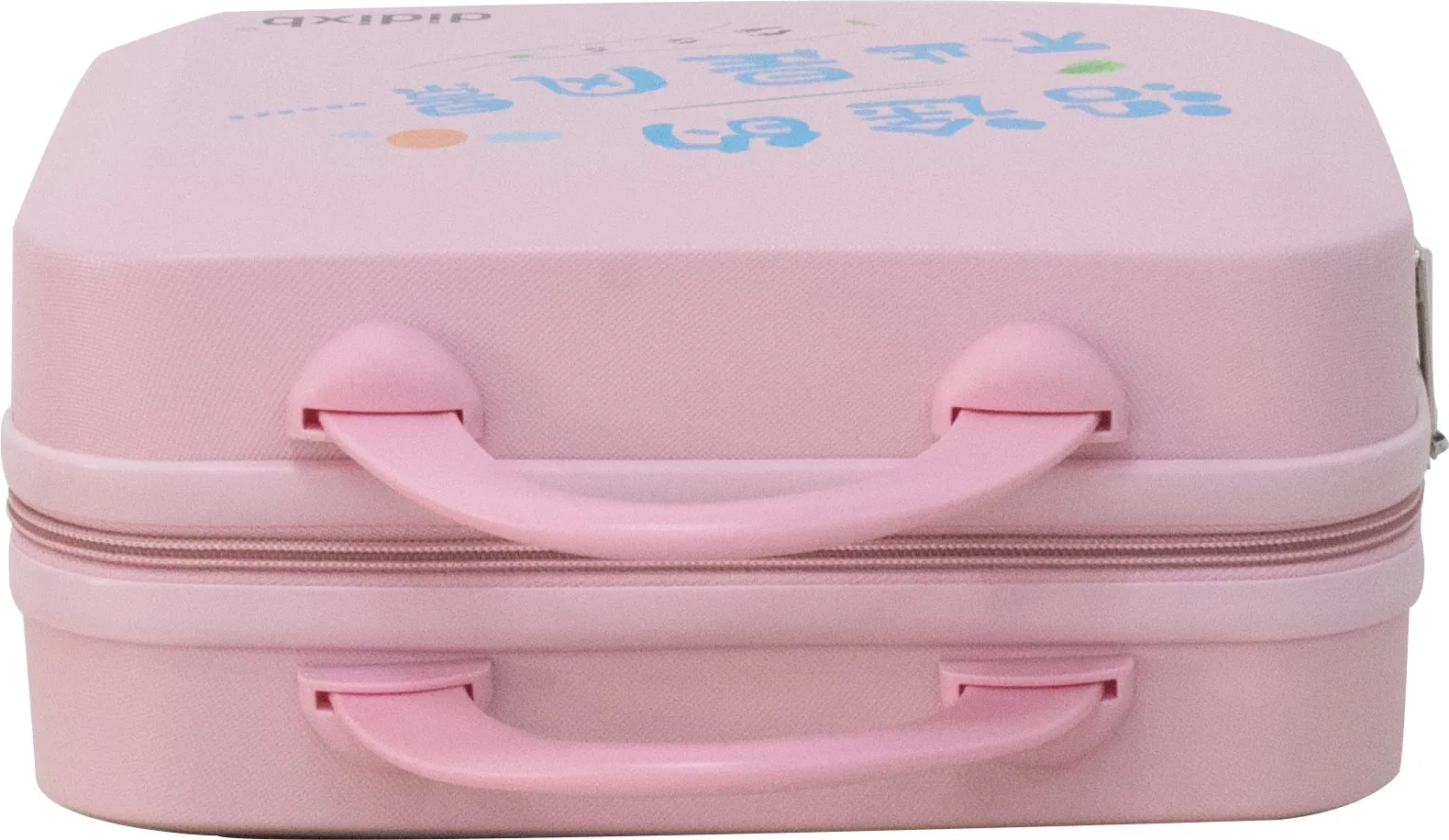 Nuevo estuche rígido rosa para cosméticos, pequeño neceser de belleza para viajar