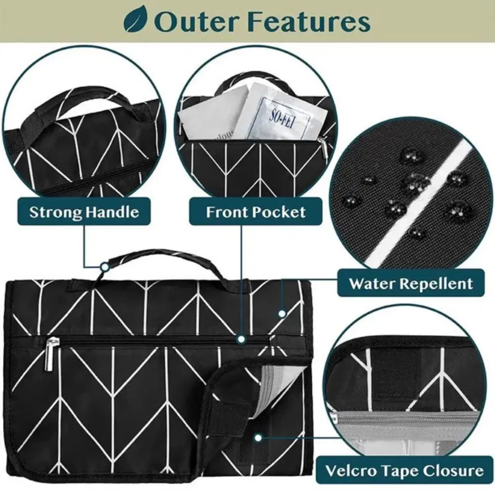 Organizador de Maquillaje Resistente al Agua para Viaje Bolsa de Aseo Colgable y Colgante Bl23184