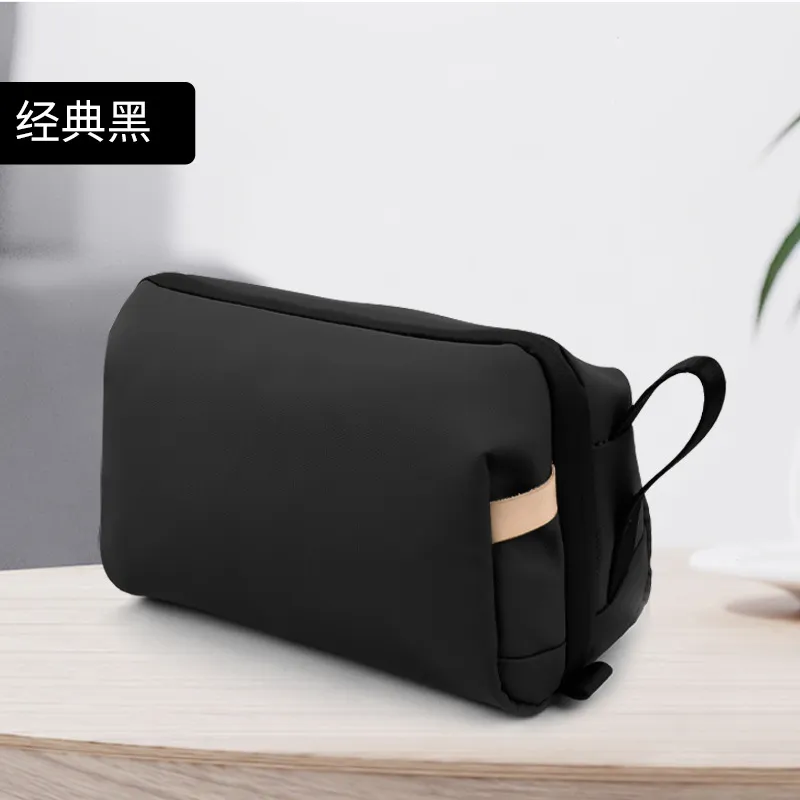 Organizador de maquillaje versátil para separación en húmedo y seco para viajar