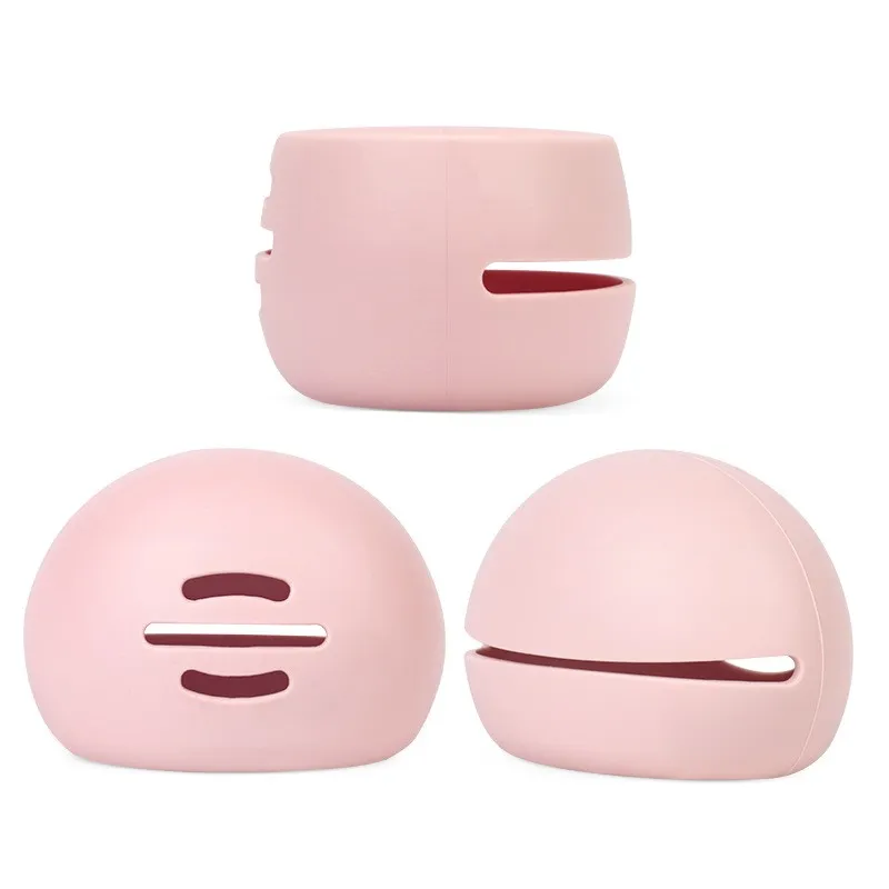 Contenedor de esponjas de viaje suaves para la cara, caja de almacenamiento de huevos cosméticos, soporte para esponjas de maquillaje de silicona