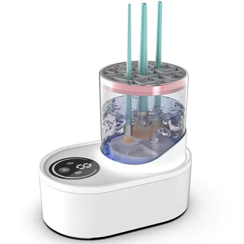 Nuevo limpiador eléctrico rápido de cepillos de maquillaje para uso doméstico perezoso